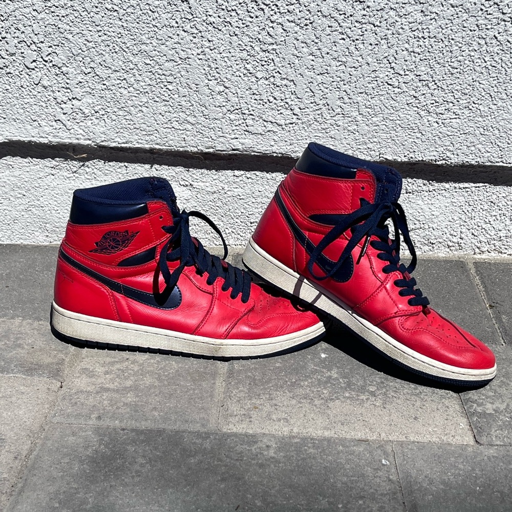 Size 9.5 - Air Jordan 1 Retro OG High David Letterman